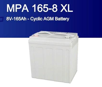 Аккумуляторная батарея 8В 165 Ач - AGM MPG 165-8 XL