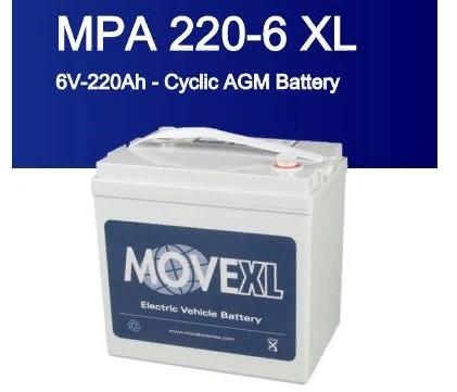 Аккумуляторная батарея 6В 220 Ач - AGM MPA 220-6 XL