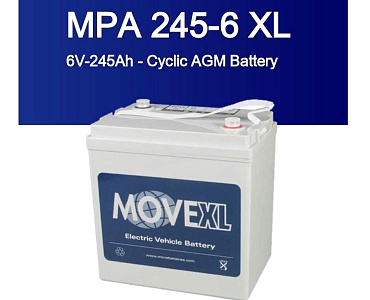 Аккумуляторная батарея 6В 245 Ач - AGM MPA 245-6 XL